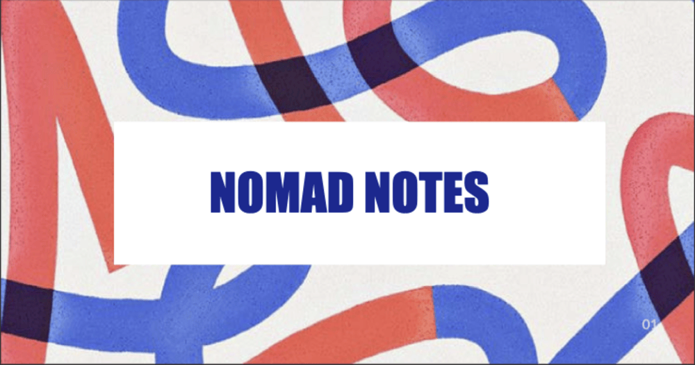 Coffee brand project Nomad Notes